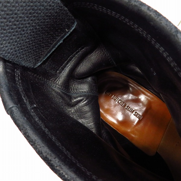 実際に弊社で買取させて頂いたDIET BUTCHER SLIM SKIN/ダイエットブッチャースリムスキン スウェードブーツ/43の画像 4枚目