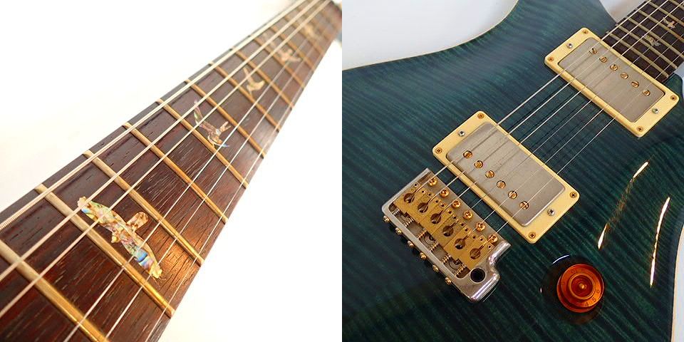 実際に弊社で買取させて頂いた★Paul Reed Smith/ポールリードスミス Custom 22 Brazilian Limited ハカランダ エレキギター ハードケース付の画像 4枚目
