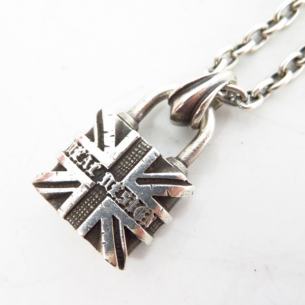 実際に弊社で買取させて頂いたDEAL DESIGN/ディールデザイン キングダムパドロック ネックレス チェーン付き