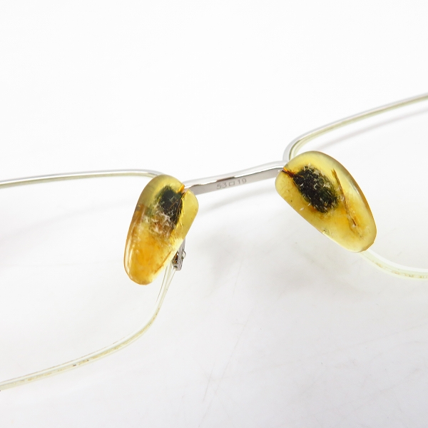 実際に弊社で買取させて頂いたBVLGARI/ブルガリ 眼鏡/メガネフレーム ハーフリム イタリア製 188 102の画像 3枚目