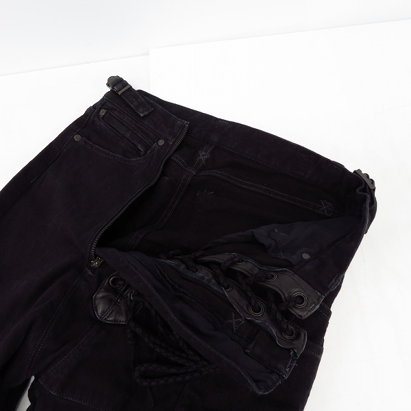 実際に弊社で買取させて頂いたIF SIX WAS NINE/イフシックスワズナイン LU/SBCM-9 レースアップパンツ/30の画像 2枚目