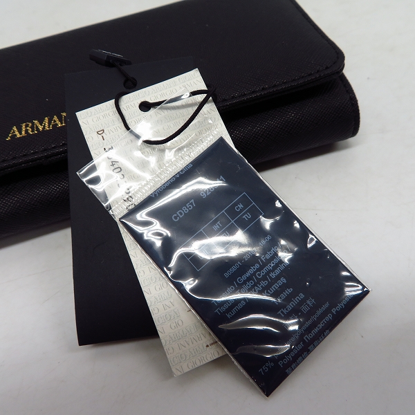 実際に弊社で買取させて頂いたARMANI JEANS/アルマーニジーンズ 二つ折り長財布 928541 CD857 00020の画像 7枚目