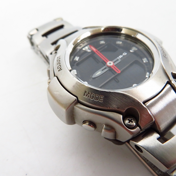 実際に弊社で買取させて頂いたG-SHOCK/Gショック チタン デジアナコンビ MR-G MRG-130【動作未確認】の画像 4枚目