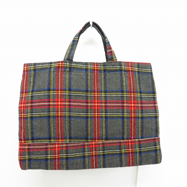 実際に弊社で買取させて頂いたHEAD PORTER/ヘッドポーター チェック柄 ハンドバッグの画像 1枚目