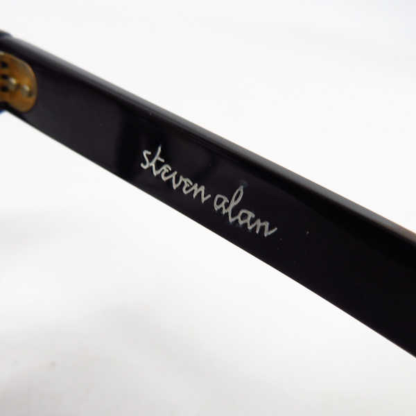 実際に弊社で買取させて頂いたSTEVEN ALAN/スティーブンアラン MONROE ウェリントン 眼鏡の画像 3枚目