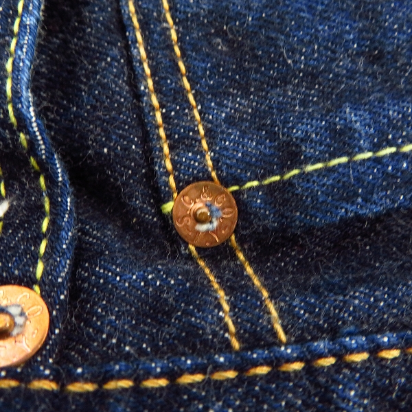 実際に弊社で買取させて頂いたSUGAR CANE/シュガーケーン STAR JEANS デニムパンツ/W38/L36の画像 6枚目