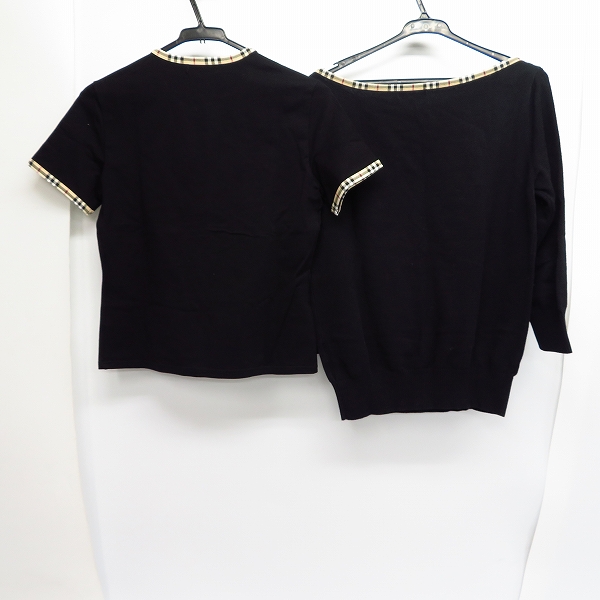 実際に弊社で買取させて頂いたBURBERRY LONDON/バーバリーロンドン カットソー/1 2点セットの画像 1枚目