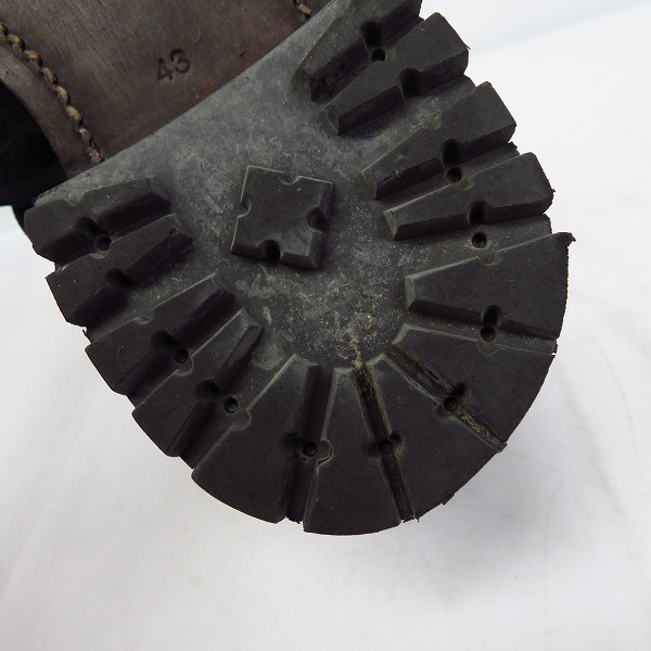 実際に弊社で買取させて頂いたDIET BUTCHER SLIM SKIN/ダイエットブッチャースリムスキン スウェードブーツ/43の画像 7枚目