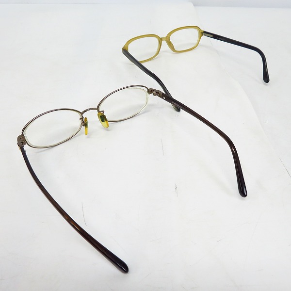 実際に弊社で買取させて頂いたBVLGARI/ブルガリ 眼鏡/メガネフレーム ケース付き 2点セットの画像 1枚目
