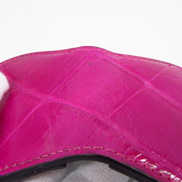 実際に弊社で買取させて頂いたBWL/ビルウォールレザー レザー コインケース/ピンクの画像 5枚目