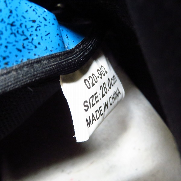 実際に弊社で買取させて頂いた【観賞用】ato/アトウ スニーカー ブラック/ブルー 28.0の画像 5枚目