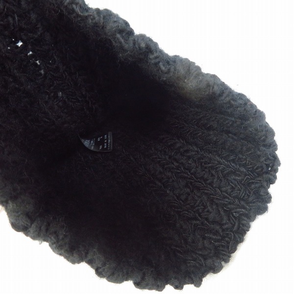 実際に弊社で買取させて頂いたIFSIXWASNINE/イフシックスワズナイン ファーボンボン付ニット帽の画像 4枚目