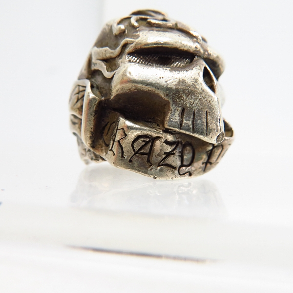 実際に弊社で買取させて頂いた【ギャラ付】CRAZY PIG/クレイジーピッグ スクルール スカルリング #877/15.5-16.5号の画像 5枚目