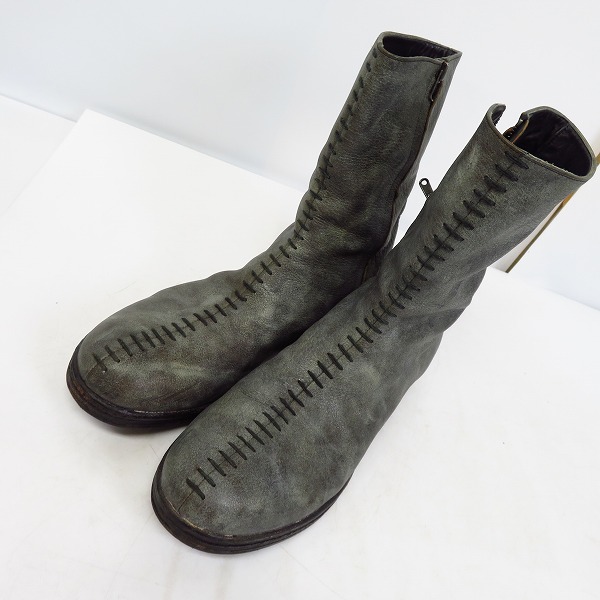 実際に弊社で買取させて頂いたDIET BUTCHER SLIM SKIN/ダイエットブッチャースリムスキン サイドジップレザーブーツ/3