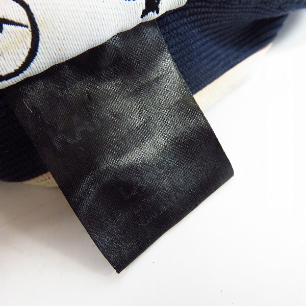 実際に弊社で買取させて頂いた【難有り】KANGOL×Fragment Design/カンゴール×フラグメントデザイン BERMUDA GALAXY ハンチング ニットキャップ Lの画像 6枚目