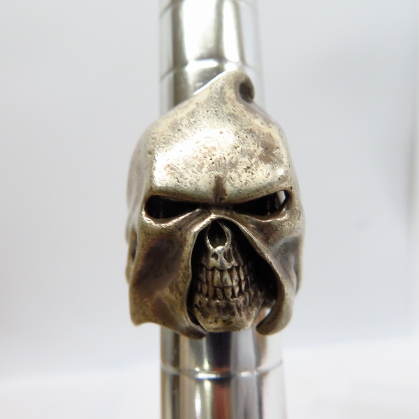 実際に弊社で買取させて頂いた【ギャラ付き】CRAZY PIG/クレイジーピッグ GALLOWS/ギャロウズ スカル リング/12号/13号の画像 6枚目