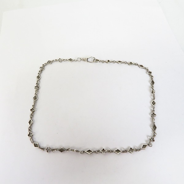 実際に弊社で買取させて頂いた【証明書】ローリーロドキン MIX OPEN GOTHIC/OPEN DIAMOND SHAPED/CROSS LINK CHAIN ネックレスチェーン L3916-800　の画像 5枚目