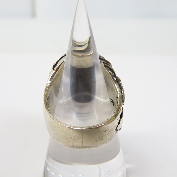 実際に弊社で買取させて頂いた【ギャラ付】CRAZY PIG/クレイジーピッグ トゥームレイダースカルリング 18号の画像 3枚目