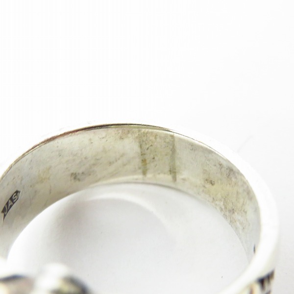 実際に弊社で買取させて頂いた【ギャラ付】CRAZY PIG/クレイジーピッグ フォークロウズアイリング レッド/キャッツアイ 23.5号の画像 8枚目