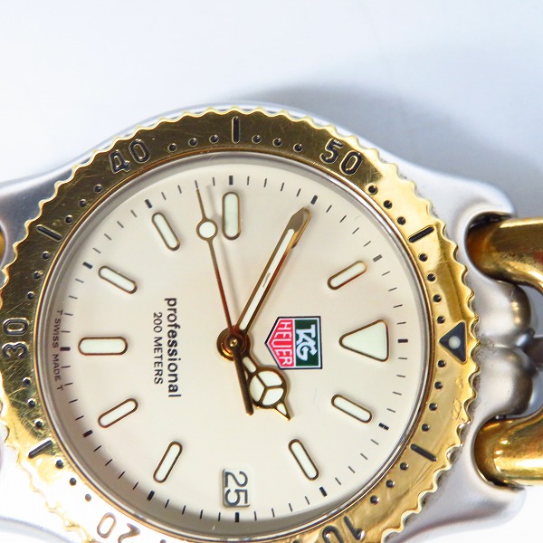 実際に弊社で買取させて頂いたTAG HEUER/タグホイヤー セルシリーズ S95.713-1【動作未確認】の画像 5枚目