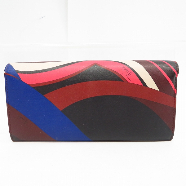 実際に弊社で買取させて頂いたEMILIO PUCCI/エミリオ プッチ 総柄 ロングウォレット/長財布の画像 1枚目