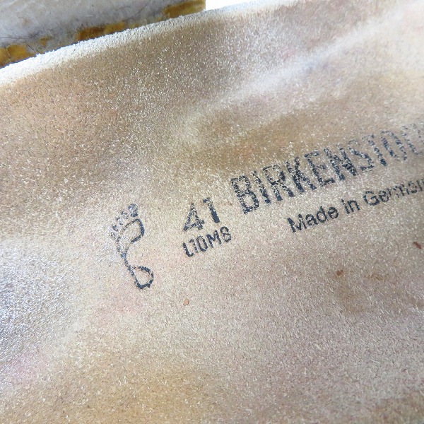 実際に弊社で買取させて頂いたBIRKENSTOCK/ビルケンシュトック レザー サンダル 41の画像 5枚目