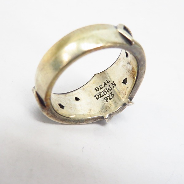 実際に弊社で買取させて頂いたDEAL DESIGN/ディールデザイン シャイニースタークラックリング 392239BC/17号の画像 5枚目