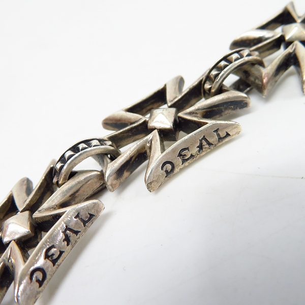 実際に弊社で買取させて頂いたDEAL DESIGN/ディールデザイン クロスガードブレスレットの画像 3枚目