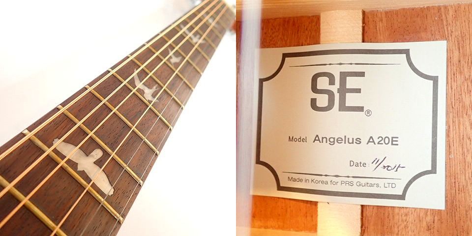 実際に弊社で買取させて頂いた★Paul Reed Smith/ポールリードスミス SE Angelus A20E NA エレアコ アコースティックギター ハードケース付の画像 4枚目