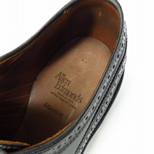 実際に弊社で買取させて頂いたALLEN EDMONDS/アレンエドモンズ シェルコードバン MacNeil 9177/9.5の画像 4枚目