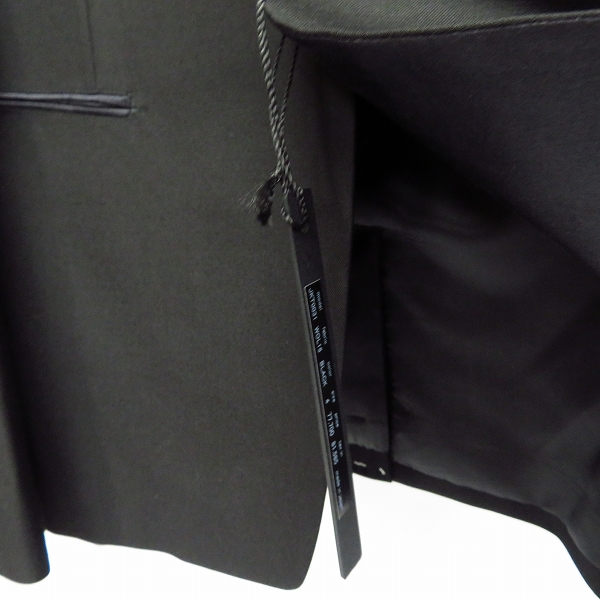 実際に弊社で買取させて頂いた【未使用】junhashimoto/ジュンハシモト タキシード ウール セットアップ JKT0031 WOL15/4の画像 4枚目