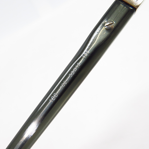 実際に弊社で買取させて頂いたBVLGARI/ブルガリ 眼鏡/メガネフレーム ハーフリム イタリア製 188 102の画像 5枚目