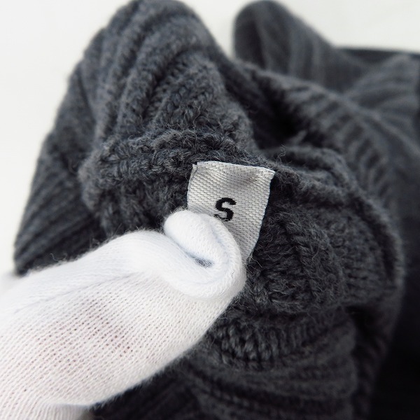 実際に弊社で買取させて頂いたGIVENCHY/ジバンシー Vネックセーター/ニット グレー/Sの画像 3枚目