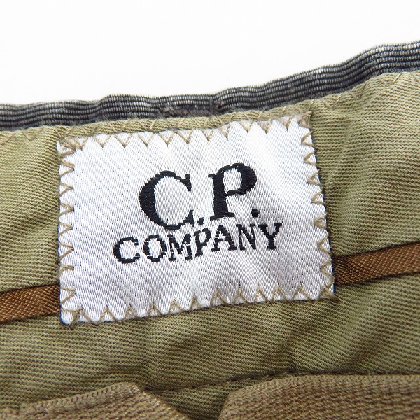 実際に弊社で買取させて頂いた【未使用】C.P.COMPANY/シーピーカンパニー コットンパンツ ヴィンテージ加工/46の画像 2枚目