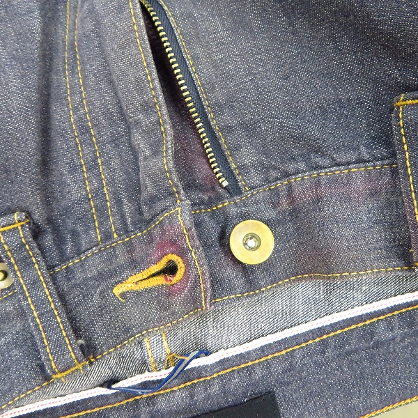 実際に弊社で買取させて頂いたjunhashimoto/ジュンハシモト ストレート デニムパンツ/4の画像 5枚目