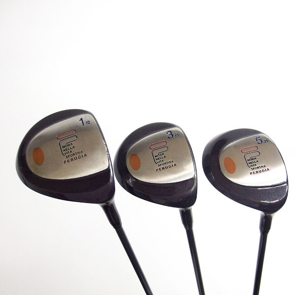 実際に弊社で買取させて頂いたFILA/フィラ PERUGIA レディースゴルフ 10本+PRGRパター 計11本セット キャディバッグ付きの画像 1枚目