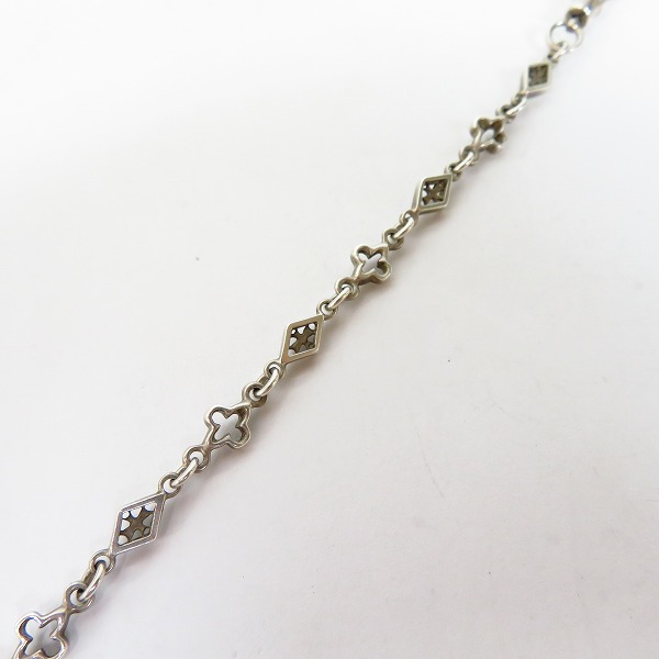 実際に弊社で買取させて頂いた【証明書】ローリーロドキン MIX OPEN GOTHIC/OPEN DIAMOND SHAPED/CROSS LINK CHAIN ネックレスチェーン L3916-800　の画像 4枚目