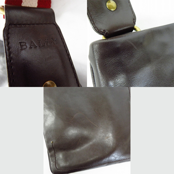 実際に弊社で買取させて頂いたBALLY/バリー レザー ショルダーバッグ/ポーチの画像 8枚目