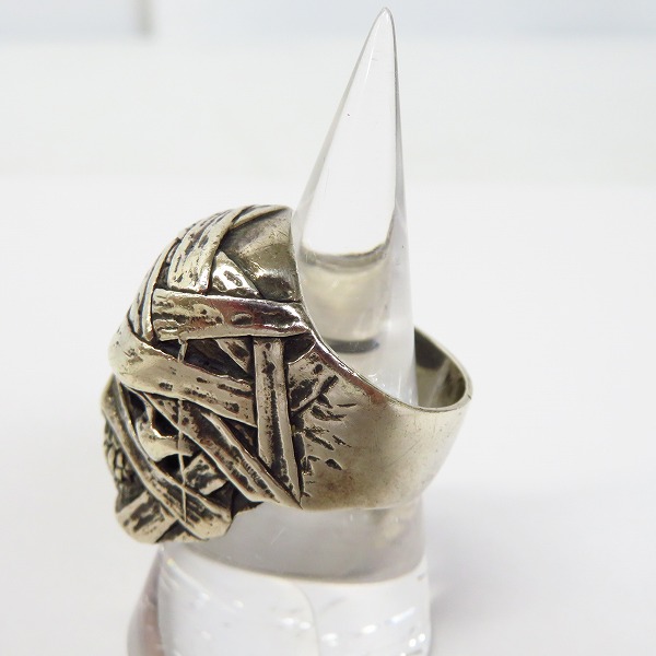 実際に弊社で買取させて頂いた【ギャラ付】CRAZY PIG/クレイジーピッグ トゥームレイダースカルリング 18号の画像 2枚目