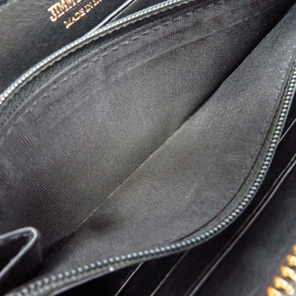 実際に弊社で買取させて頂いたJIMMY CHOO/ジミーチュウ フィリパ FILIPA-CST フィリパ スタースタッズ ラウンドファスナーロングウォレット/長財布の画像 4枚目