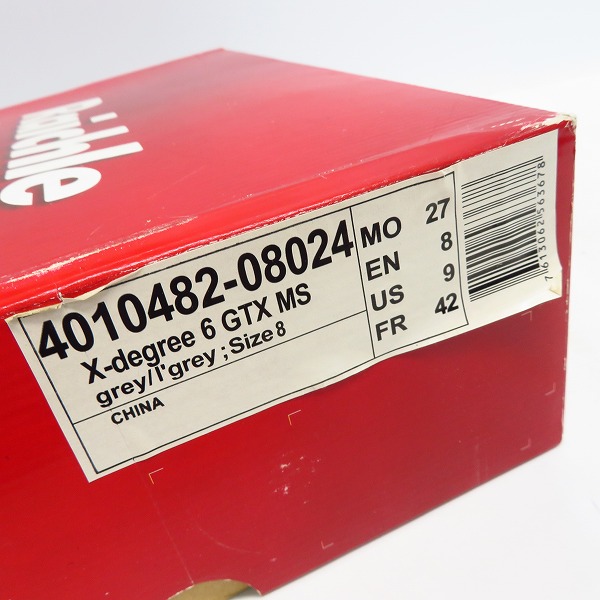 実際に弊社で買取させて頂いたRaichle/ライケル X-degree-GTXMS/クロスディグリー 6 GORE-TEX/ゴアテックス トレッキングブーツ/登山靴 27の画像 9枚目