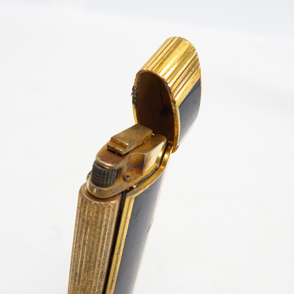 実際に弊社で買取させて頂いたGIVENCHY/ジバンシー ガスライター ネイビー×ゴールドの画像 4枚目