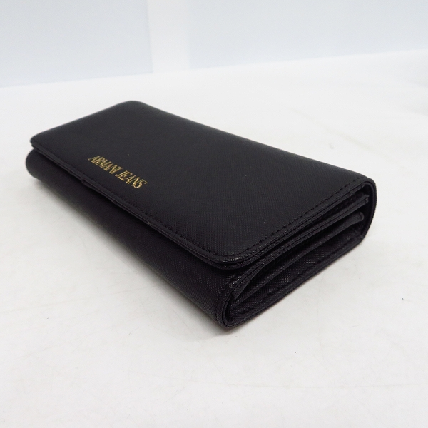 実際に弊社で買取させて頂いたARMANI JEANS/アルマーニジーンズ 二つ折り長財布 928541 CD857 00020の画像 2枚目