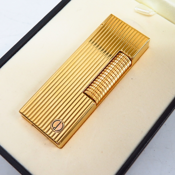 実際に弊社で買取させて頂いたdunhill/ダンヒル ローラーガスライター ゴールド