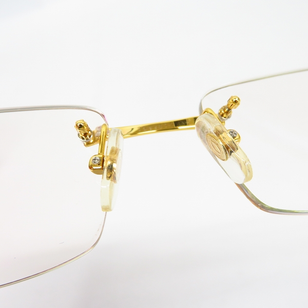 実際に弊社で買取させて頂いたCartier/カルティエ ヴィンテージ ツーポイント メガネフレームの画像 3枚目