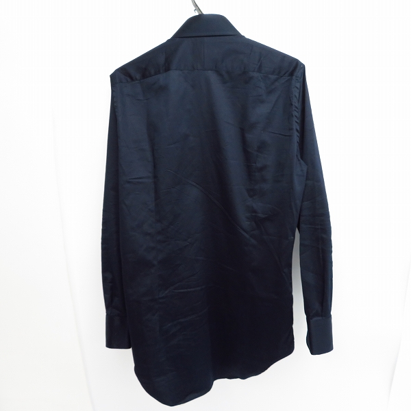 実際に弊社で買取させて頂いたBARNEYS NEWYORK/バーニーズニューヨーク 長袖 ドレスシャツ ブラック/40の画像 1枚目