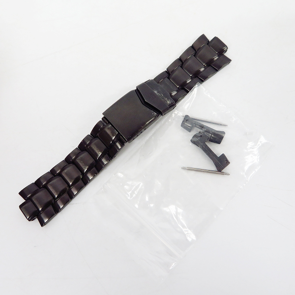 実際に弊社で買取させて頂いたLUMINOX/ルミノックス メタル交換ベルト NIGHT HAWK用 ブラック