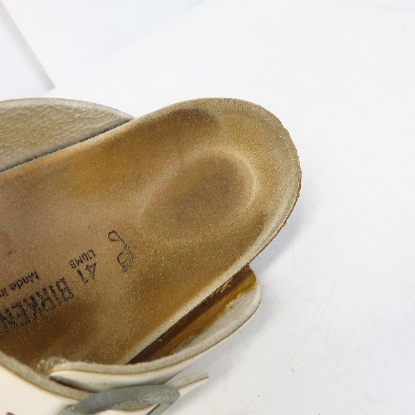 実際に弊社で買取させて頂いたBIRKENSTOCK/ビルケンシュトック レザー サンダル 41の画像 4枚目