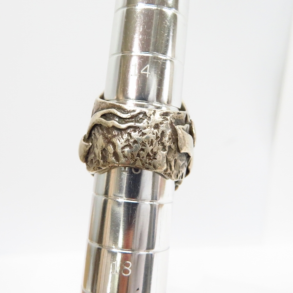 実際に弊社で買取させて頂いた【ギャラ付】CRAZY PIG/クレイジーピッグ スクルール スカルリング #877/15.5-16.5号の画像 8枚目