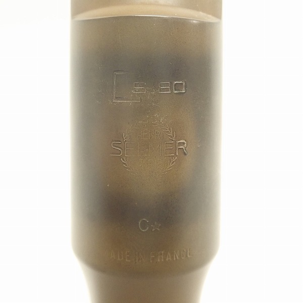 実際に弊社で買取させて頂いたSELMER/セルマー CS 80 C★ バリトンサックス用 マウスピースの画像 1枚目